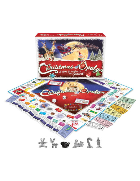 Juego de Mesa Navidad-opoly Tarde para el cielo para 2-6 Jugadores Juego de Mesa Navidad-opoly Tarde para el cielo para 2-6 Jugadores