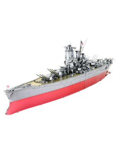 Rompecabezas 3D Metal Earth Acorazado Yamato 255 Piezas