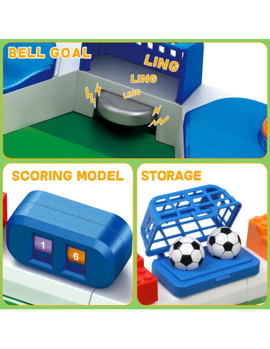 Juego de Mesa Mini Futbolín Yuanyi 55x11.7x31.5 cm