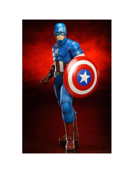 Estatua Artfx+ Capitán América 19 cm Kotobukiya Marvel Estatua Artfx+ Capitán América 19 cm Kotobukiya Marvel
