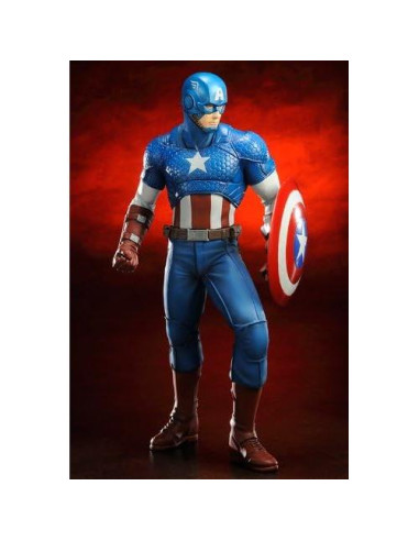Estatua Artfx+ Capitán América 19 cm Kotobukiya Marvel