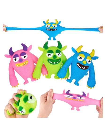Juguetes Antiestrés Monstruo Squishy 3 Piezas Almar Juguetes Antiestrés Monstruo Squishy 3 Piezas Almar