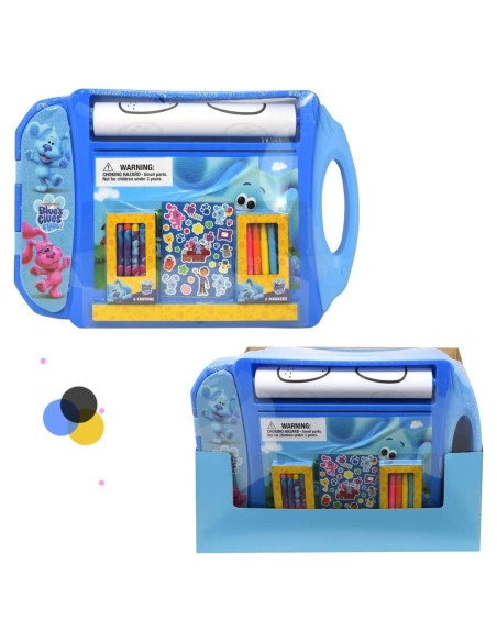 Escritorio de Arte Roller Blues Clues - Estuche de Arte 20 Piezas Escritorio de Arte Roller Blues Clues - Estuche de Arte 20 Piezas