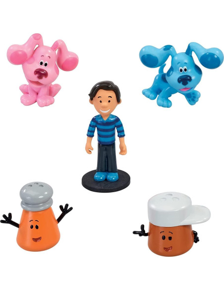 Toppers de Blue's Clues P.M.I. | 5 Figuras Coleccionables Toppers de Blue's Clues P.M.I. | 5 Figuras Coleccionables