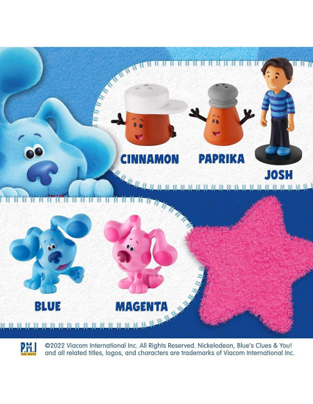 Toppers de Blue's Clues P.M.I. | 5 Figuras Coleccionables Toppers de Blue's Clues P.M.I. | 5 Figuras Coleccionables
