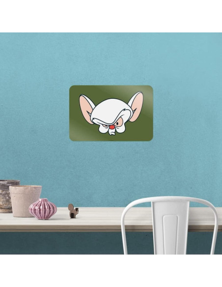 Adhesivo Decorativo Pinky y el Cerebro 20.32x30.48cm Adhesivo Decorativo Pinky y el Cerebro 20.32x30.48cm