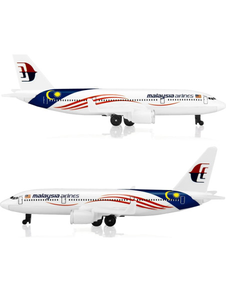 Modelo de Avión HANGHANG Malasia 1/400 14.8cm Coleccionable Modelo de Avión HANGHANG Malasia 1/400 14.8cm Coleccionable
