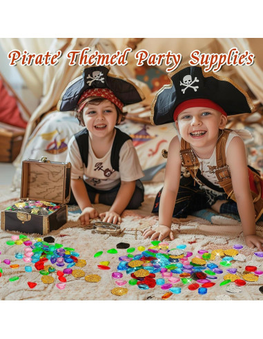 Set de Juguetes de Tesoros Piratas MARFOREVER 180 Piezas
