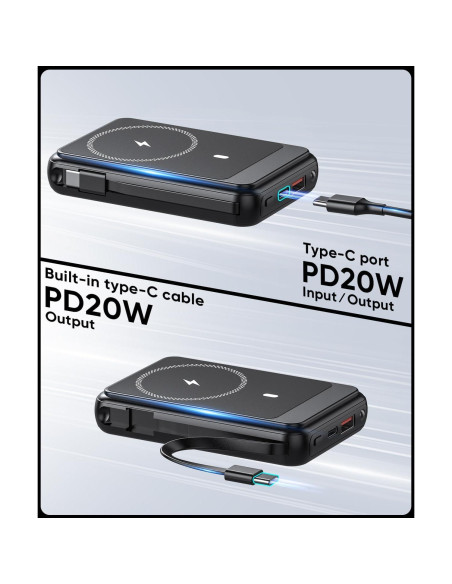Batería Portátil Magnética 12000mAh Superallure para iPhone Batería Portátil Magnética 12000mAh Superallure para iPhone