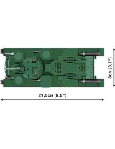 Tanque Vickers A1E1 Independiente COBI 887 Piezas 1:35