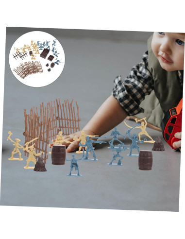 Set de Disfraces de Pirata Garneck 43 Piezas para Niños