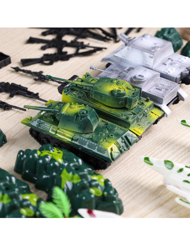Set Militar de Juguete AMOR PRESENT 210 Piezas para Niños
