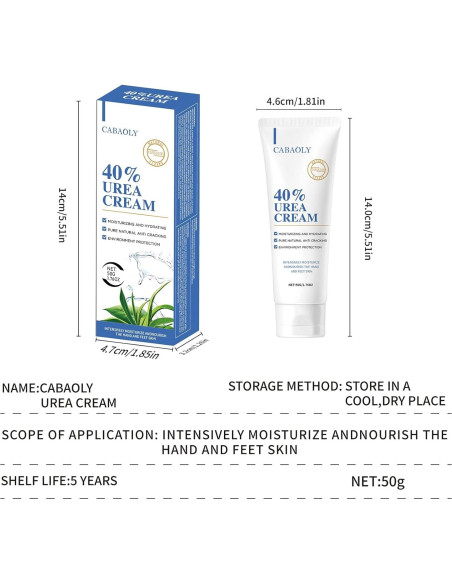 Crema de Urea 40% Zegrox para Pies y Manos 50g Hidratante Crema de Urea 40% Zegrox para Pies y Manos 50g Hidratante
