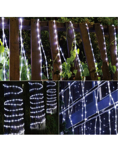 Luces de Cuerda LED Toodour 30,48 m 720 LEDs 8 Modos Blancas