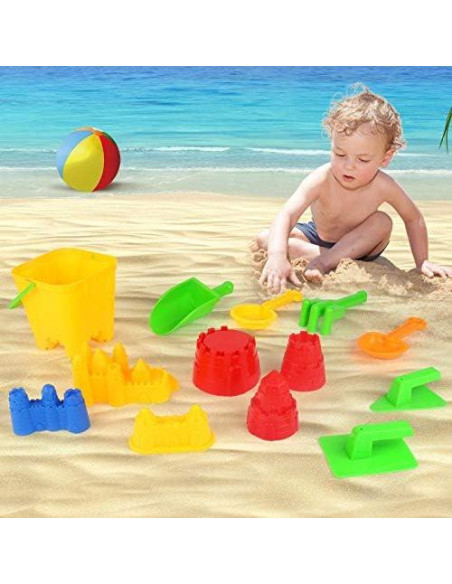 Kit de Construcción de Castillos de Arena 15 Piezas Liberty Imports Kit de Construcción de Castillos de Arena 15 Piezas Liberty Imports