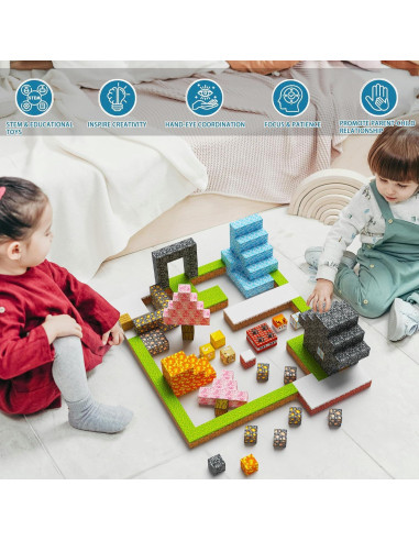 Bloques Magnéticos 100PCS Simplefine - Juguetes de Construcción