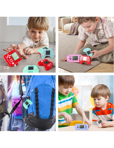 24 Llaveros de Videojuegos Arcade SSRMX para Niños y Niñas