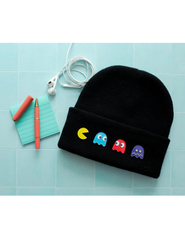 Conjunto de Pines de Esmalte Pac-Man 4 Piezas Toynk