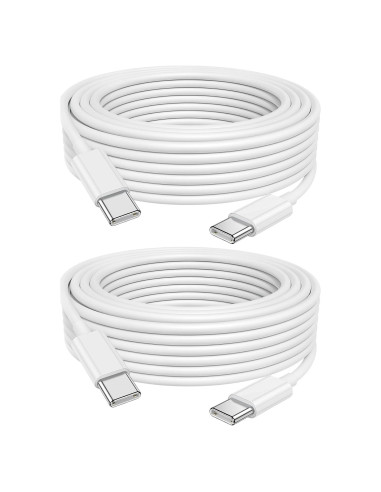 Cable USB C a USB C 60W Gyusity 2Pack 3.05m y 1.83m