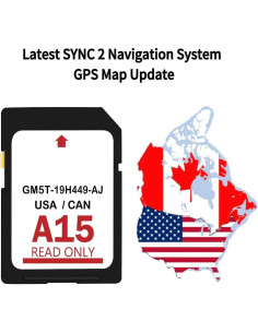 Tarjeta SD de Navegación A15 Rakiyada para Ford Lincoln 2025 2