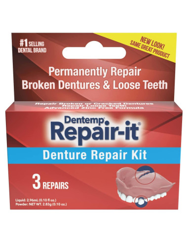 Kit de Reparación de Dentaduras D.O.C. Majestic - 3 Usos