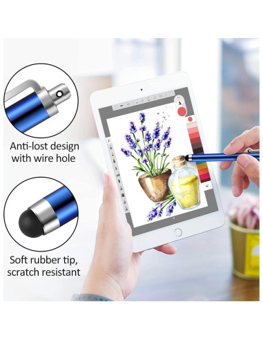 Bolígrafos Stylus Universales Rpanle - Paquete de 12 Colores