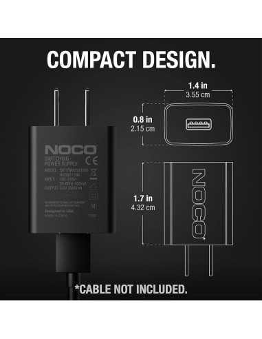 Cargador de pared USB NOCO NUSB211NA 10W 2.1A 5V