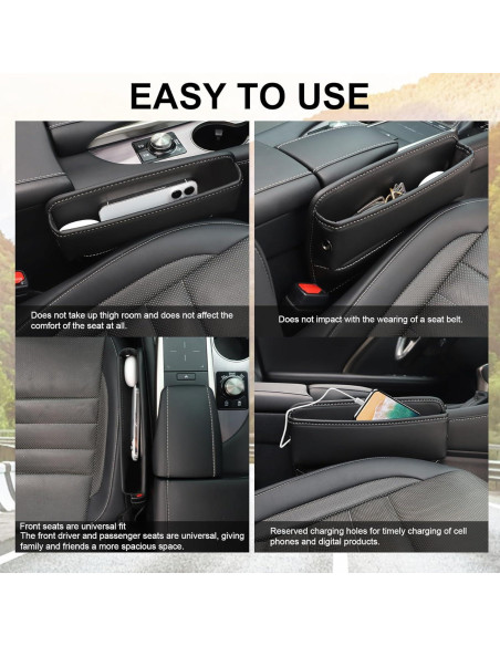 Relleno Organizador Espacio Asientos Auto Alpmosn - Negro Relleno Organizador Espacio Asientos Auto Alpmosn - Negro