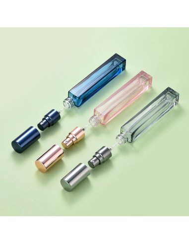 Botellas de Perfume Rellenables Yikimyfo 10ml 3 Pcs Vidrio