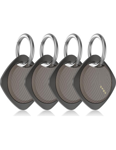 Rastreador Bluetooth OPSO Finder Tag 4PC Negro - Impermeable