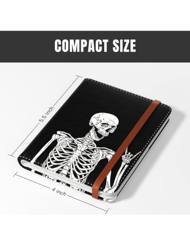 Portafolio de Pasaporte Rimilak con Bloqueo RFID - Calavera OK