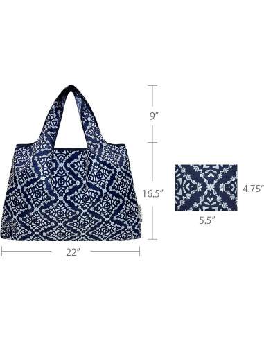 Bolsas Reutilizables de Nylon Plegables Grandes Allydrew