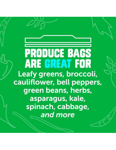 Bolsas Ziploc Grande con Ventilaciones - 15 Unidades