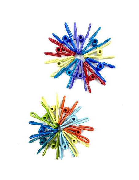 Pinzas de Ropa Aliotech 20pcs Metal y Plástico Multiusos Pinzas de Ropa Aliotech 20pcs Metal y Plástico Multiusos