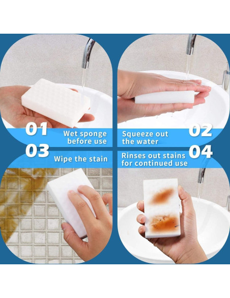 Esponja de Limpieza Mágica Genérico 10x6x2 cm Multi-Superficie Esponja de Limpieza Mágica Genérico 10x6x2 cm Multi-Superficie