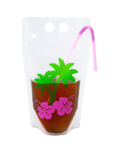 Bolsas de Bebida Colapsables 25 Piezas Fun Express 473 ml