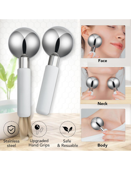 Bastones Cryo Floraison de Acero Inoxidable para Facial y Cuerpo Bastones Cryo Floraison de Acero Inoxidable para Facial y Cuerpo