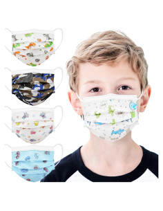 Mascarillas desechables para niños Mystcare 50 Pcs 3 capas