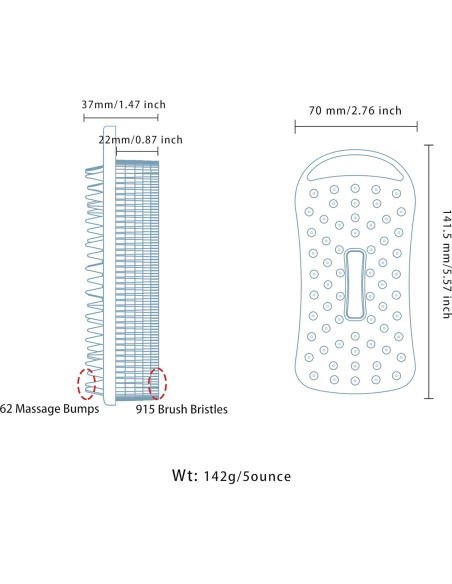 2 Piezas Exfoliante de Cuerpo de Silicona MtBoi 2 en 1 2 Piezas Exfoliante de Cuerpo de Silicona MtBoi 2 en 1