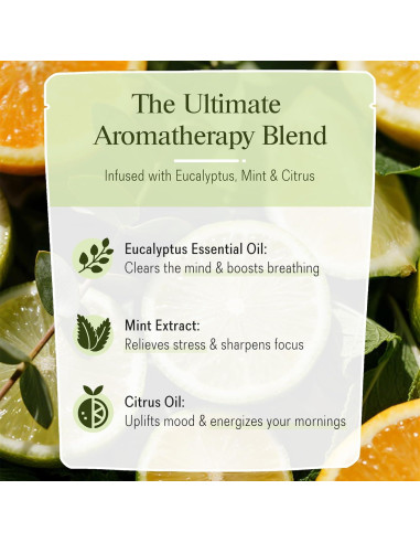 Bombas de Ducha Aromaterapia Romancy - Eucalipto, Menta y Cítricos