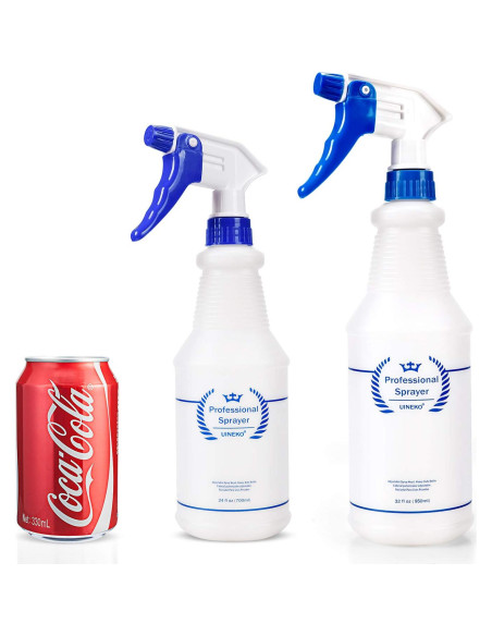 Botellas de Spray de Plástico Uineko 950 ml 4 Piezas Azul Botellas de Spray de Plástico Uineko 950 ml 4 Piezas Azul