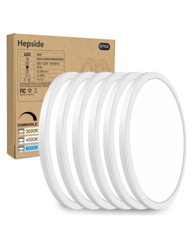 Lámpara de Techo LED Hepside 30cm 28W Regulable 3 Colores