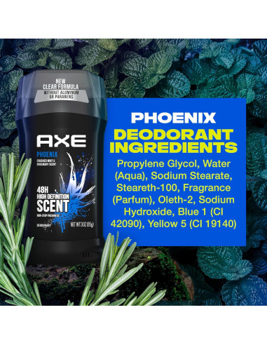 Desodorante en Barra AXE Doble Acción Menta y Romero 85g Doble
