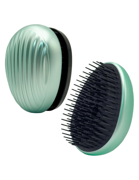 Cepillo Desenredante WYNK Verde Mate Compacto para Viaje Cepillo Desenredante WYNK Verde Mate Compacto para Viaje