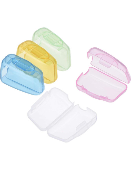 Cubiertas Portátiles para Cabezas de Cepillo de Dientes Shappy - 10 Piezas en 5 Colores Cubiertas Portátiles para Cabezas de Cepillo de Dientes Shappy - 10 Piezas en 5 Colores