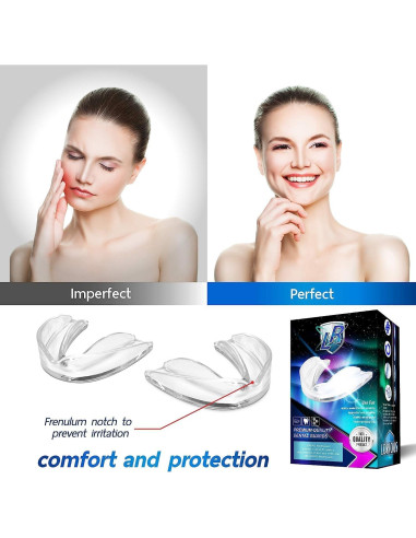 Protector Bucal Moldable LORIOUS para Bruxismo - 6 Unidades