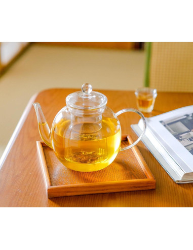 Tetera de Vidrio Borosilicato Wlasss 1530 ml con Infusor