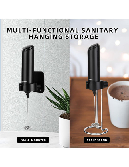 Espumador de Leche Eléctrico WINETELL 300ml USB-C Recargable Espumador de Leche Eléctrico WINETELL 300ml USB-C Recargable