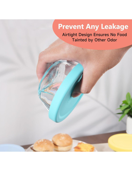 8 Tapas de Silicona Viotiin para Tazas de 180ml - A prueba de Fugas 8 Tapas de Silicona Viotiin para Tazas de 180ml - A prueba de Fugas