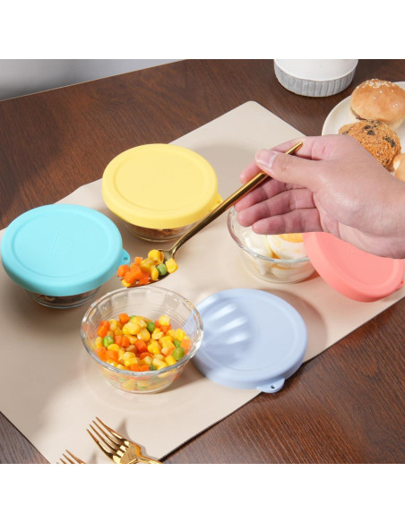 8 Tapas de Silicona Viotiin para Tazas de 180ml - A prueba de Fugas 8 Tapas de Silicona Viotiin para Tazas de 180ml - A prueba de Fugas